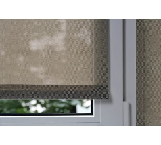Рулонная штора PRAKTO SCREEN (5%) 140x175 см, бронзовая 9403219172