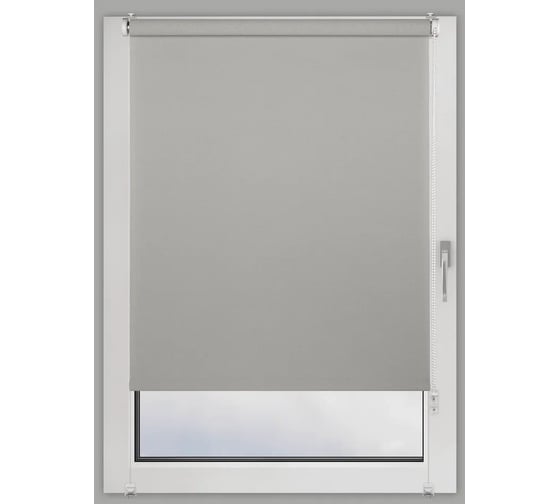 Рулонная штора PRAKTO SCREEN (5%) 65x165 см, серая 9403219142