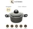 Кастрюля Катюша Мираж алюминий, 18 см, 2,0 л, стеклянная крышка 79021-180-13 2