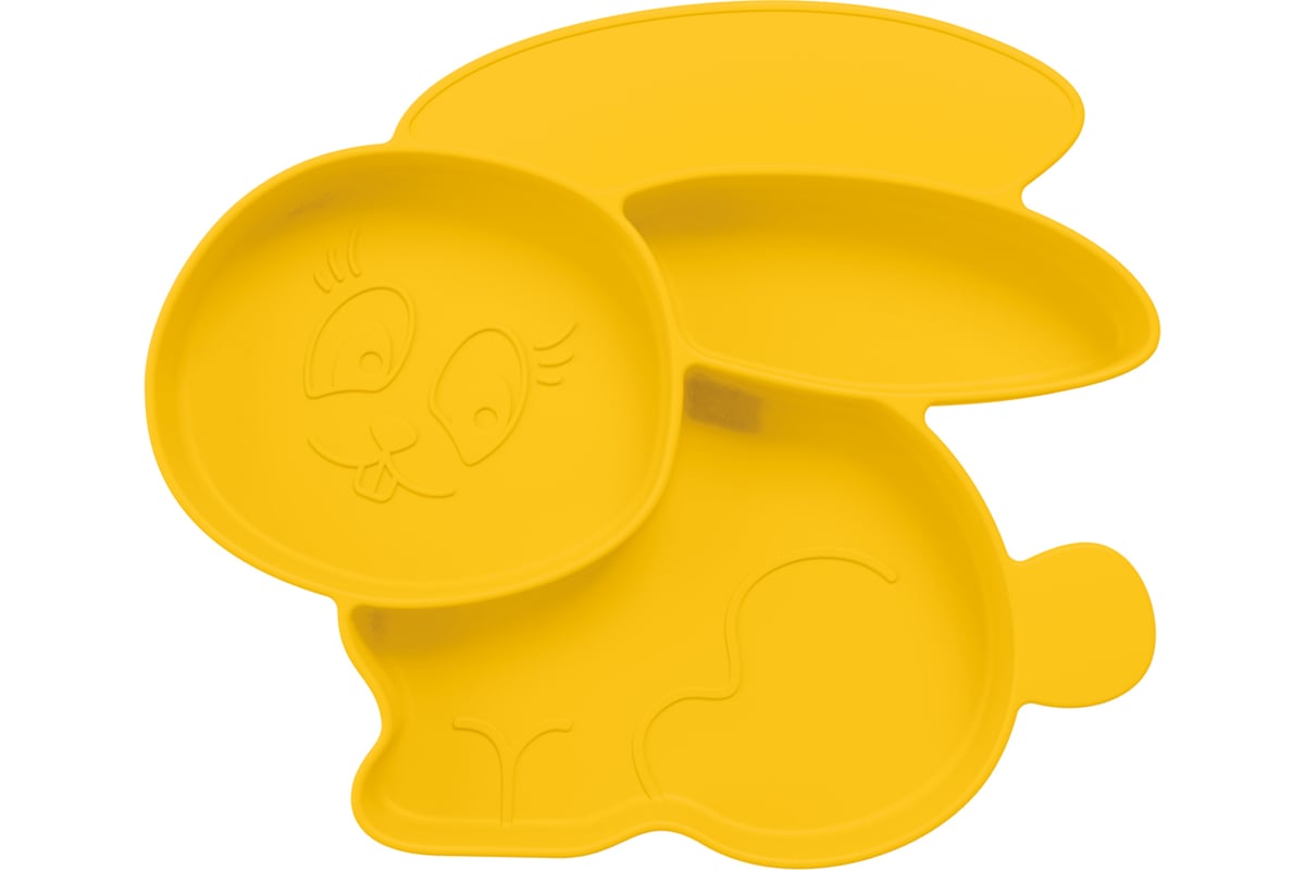 Детская тарелка Silihome зайка, желтый КК2072 - выгодная цена, отзывы ...