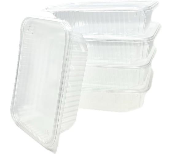 Контейнеры для хранения и заморозки продуктов EUROHOUSE 0.5 л, 5 шт. 15898