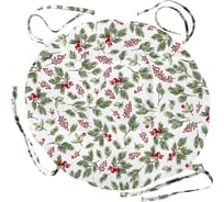 Чехол на табурет с тафтингом WENGE d40, White Сhristmas 988504
