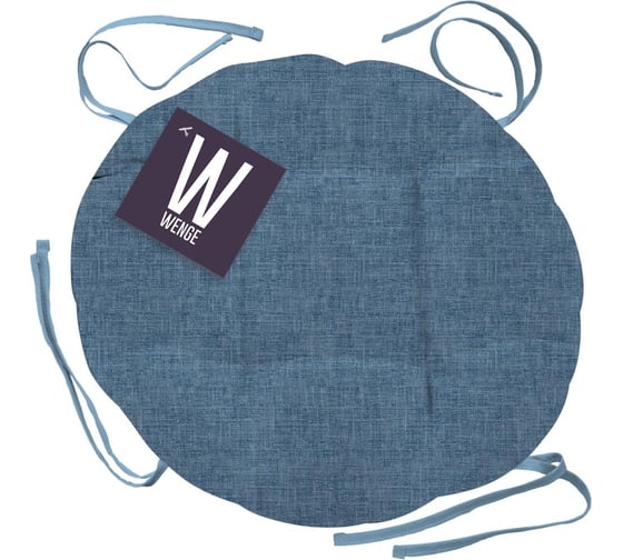 Чехол на табурет с тафтингом WENGE d40, Juliet denim 775130