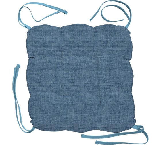 Чехол на табурет с тафтингом WENGE 40x40, Juliet denim 775158 1