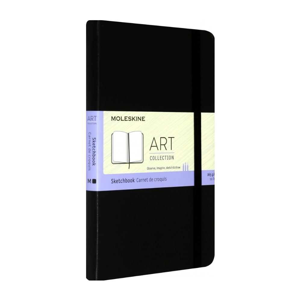 Блокнот Moleskine для рисования Art Sketchbook Medium, 144 стр., черный