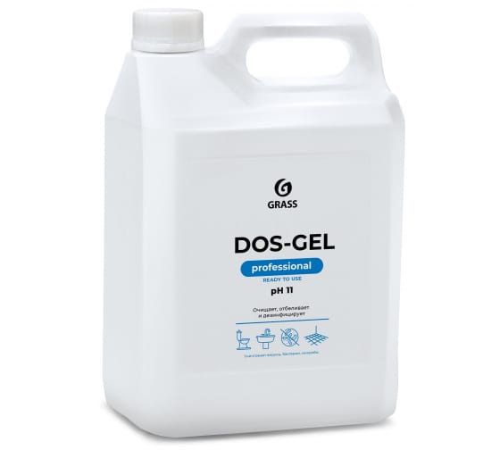 Дезинфицирующий чистящий гель Dos Gel (5.3 кг) Grass 125240 1