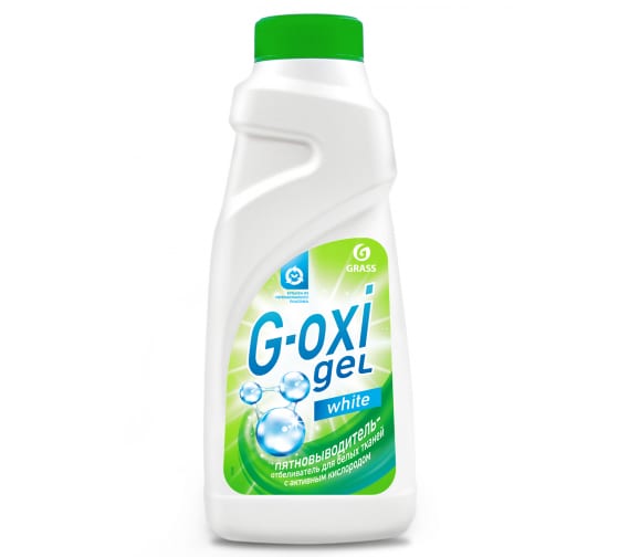 Пятновыводитель-отбеливатель Grass G-OXI gel для белых тканей с активных кислородом 125408 1