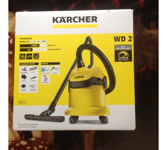 Хозяйственный пылесос Karcher WD 2 1.629-783 4