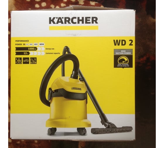 Хозяйственный пылесос Karcher WD 2 1.629-783 5