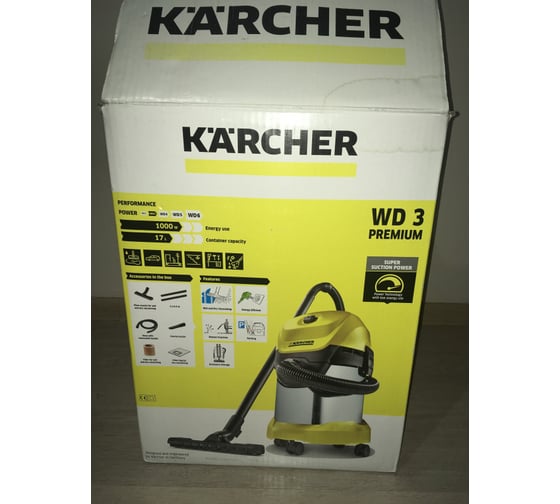 Хозяйственный пылесос Karcher WD 3 P PREMIUM 1.629-891 17
