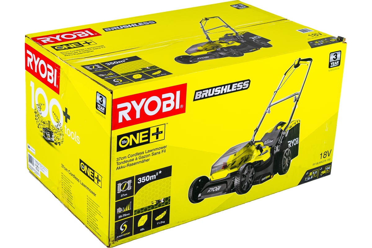  газонокосилка Ryobi ONE+ RY18LMX37A-150 5133004582 .