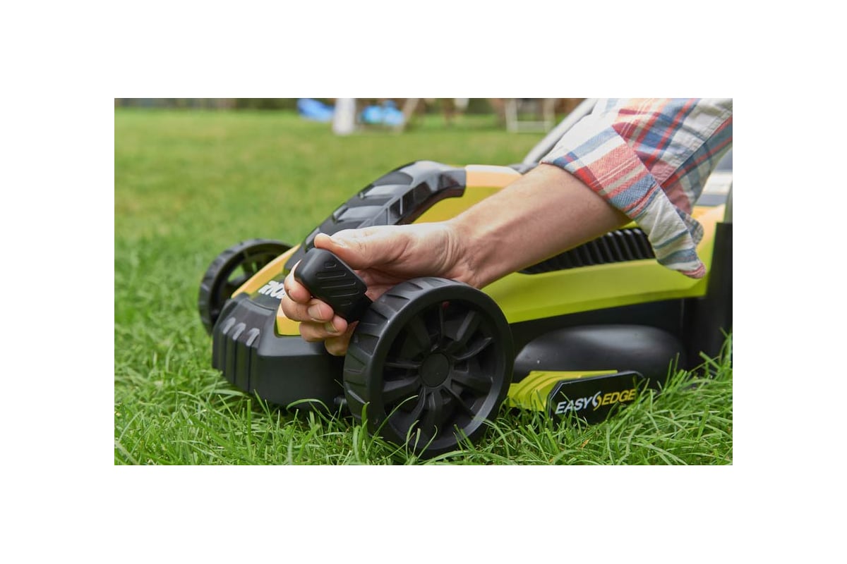Газонокосилка Риоби (Ryobi) ?: дробилка, аккумуляторная, RLM13e33s, 3002343, электрическая