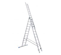 Алюминиевая трехсекционная лестница LadderBel 12 ступеней LS312