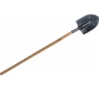 Штыковая лопата из рельсовой стали с черенком Gigant с ребрами жесткости GBS-01