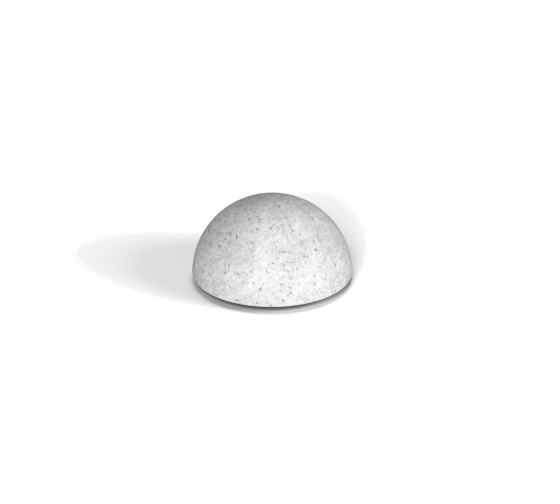 Декоративная фигура полусфера, белый гранит Flox 930.0003.004.0 1
