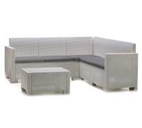 Комплект мебели BICA NEBRASKA CORNER Set белый 9075