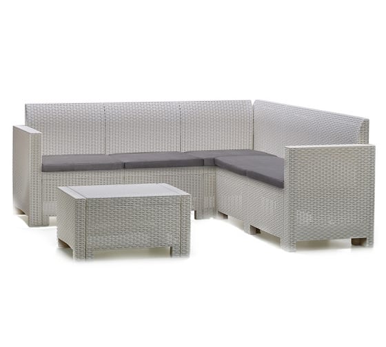 Комплект мебели BICA NEBRASKA CORNER Set белый 9075 1