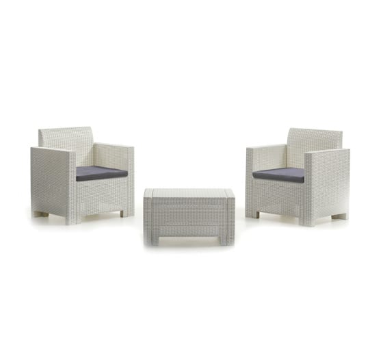 Комплект мебели BICA NEBRASKA TERRACE Set белый 9073 1