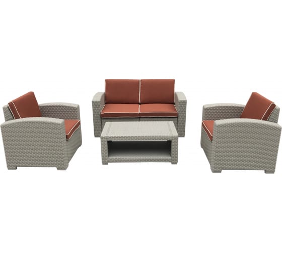 Комплект мебели B:rattan Rattan Premium 4, серый SF1-4PG 1