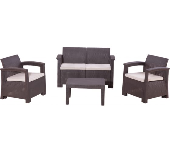 Комплект мебели B:rattan Rattan Comfort 4, венге SF4-4P 1