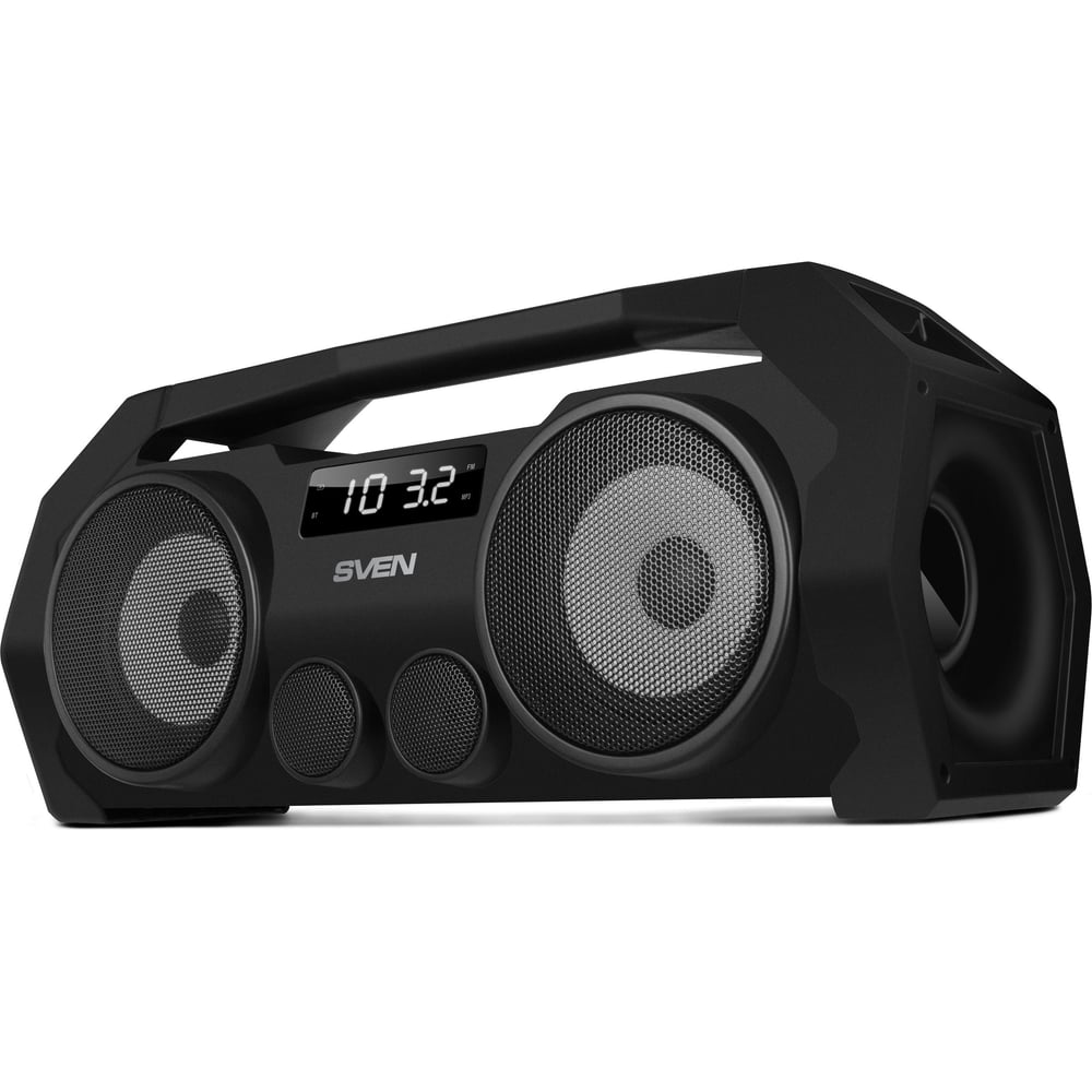 Портативная колонка SVEN АС PS-465 черная, 18 Вт, Bluetooth, FM, USB ...