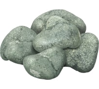 Камень Банные штучки Хакасский жадеит обвалованный, средний (70-140 мм), в коробке 10 кг 33719