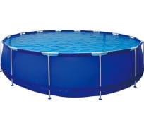 Круглый бассейн со стальной рамой + фильтр-насос + лестница + чехол + подставка JILONG ROUND STEEL FRAME POOLS17542EU