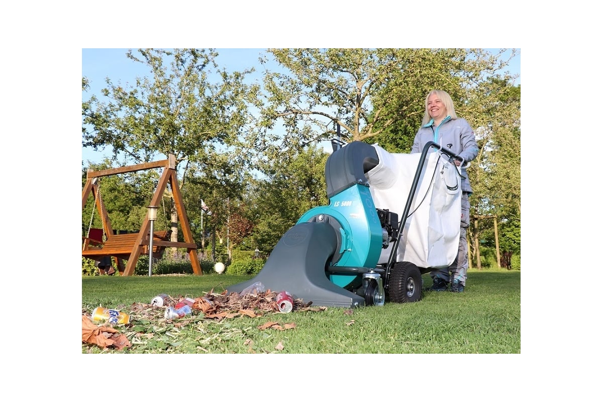 Самоходный колесный садовый пылесос Remarc ls 5000 1429499 - выгодная ...