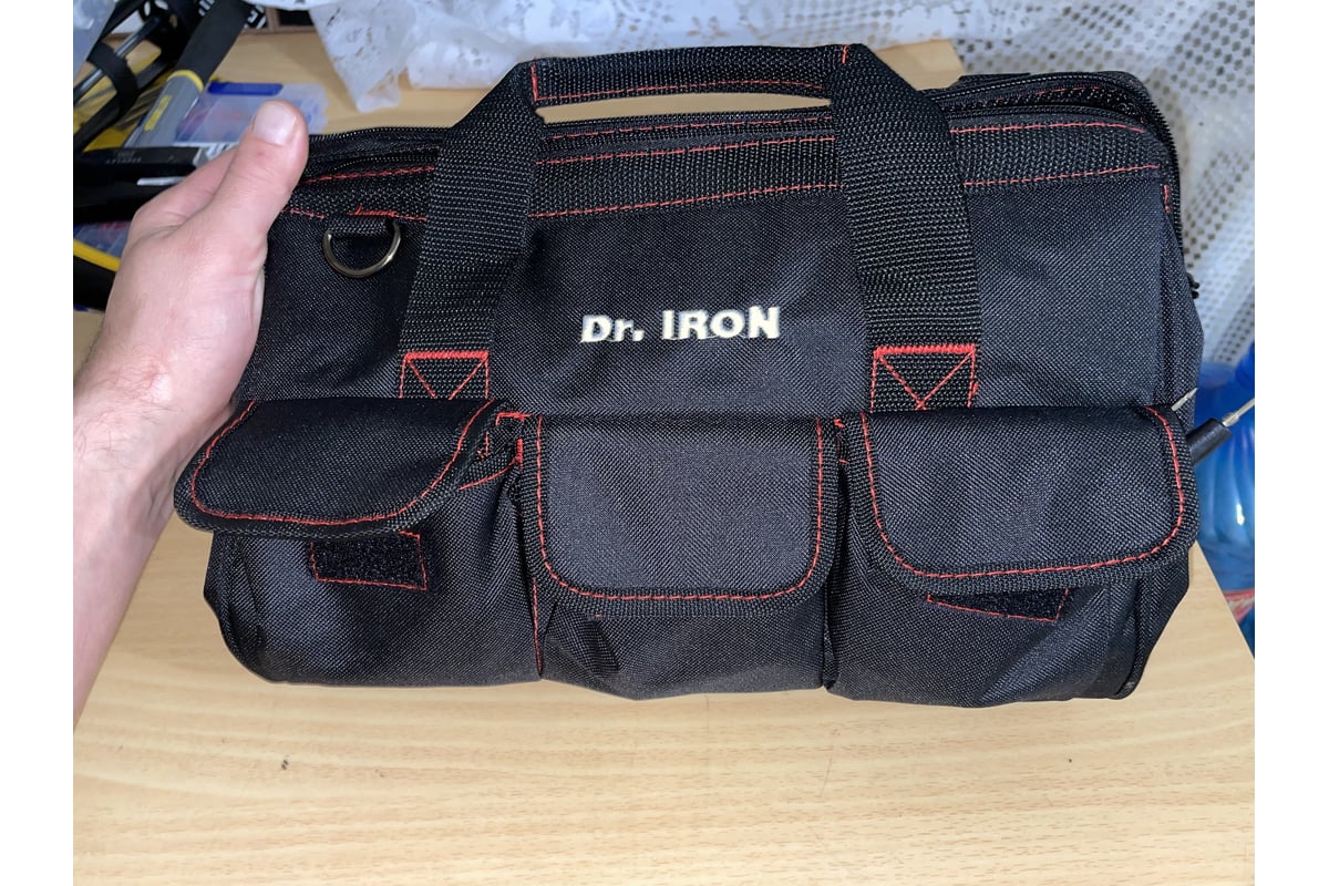 Сумка для инструмента dr iron. Сумка Dr. Iron для инструмента 360 x 150 x 230мм dr1004. Сумка для инструмента с ремнем 500x230x300 мм Dr. Iron dr1027.