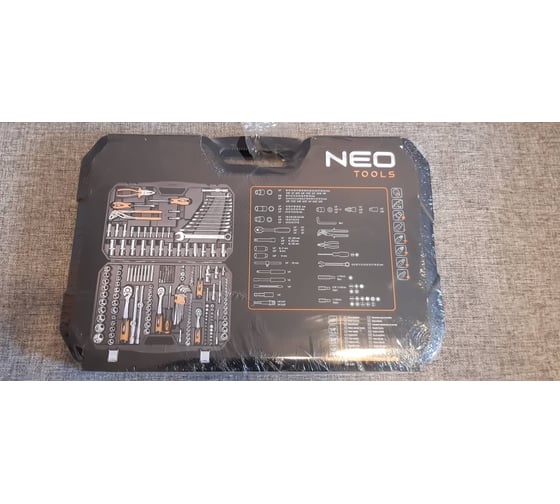 Сменные головки 1/2 3/8 1/4 233 шт. NEO Tools 08-681 20