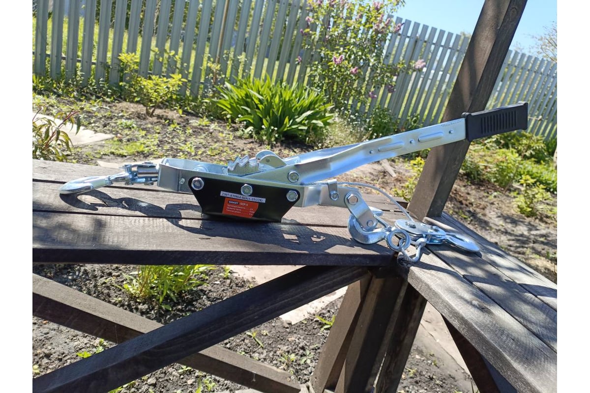 Рычажная лебедка 4т Gigant, Длина троса 3м, GCP-4 - выгодная цена ...