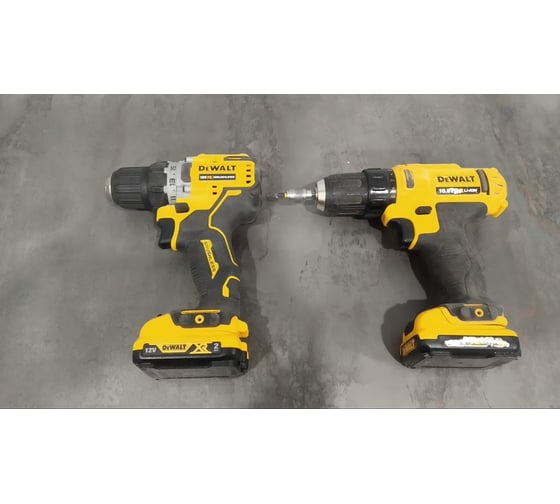 Компактная дрель-шуруповерт DEWALT 12 В XR DCD701D2-QW 97