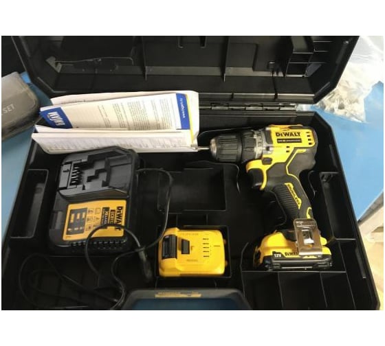Компактная дрель-шуруповерт DEWALT 12 В XR DCD701D2-QW 75
