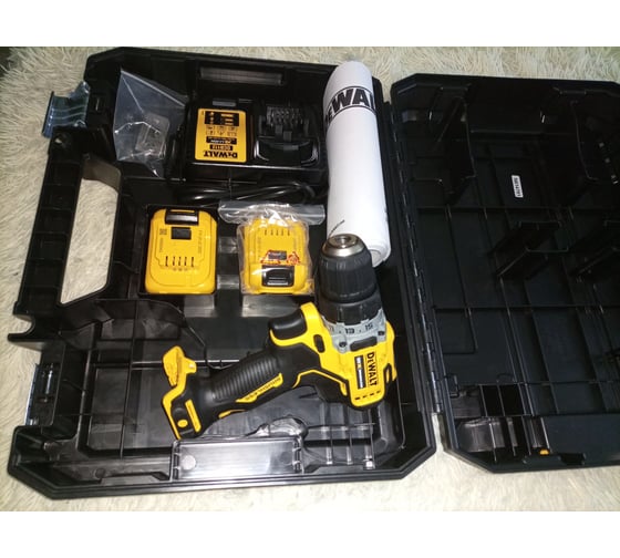 Компактная дрель-шуруповерт DEWALT 12 В XR DCD701D2-QW 57
