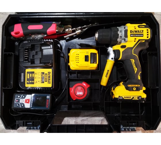 Компактная дрель-шуруповерт DEWALT 12 В XR DCD701D2-QW 45