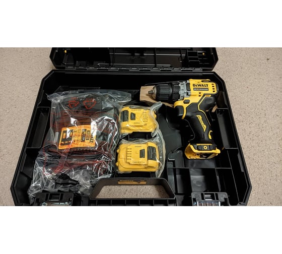 Компактная дрель-шуруповерт DEWALT 12 В XR DCD701D2-QW 45