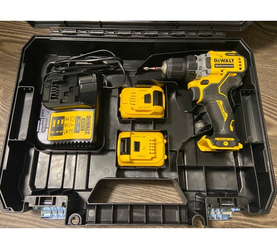 Компактная дрель-шуруповерт DEWALT 12 В XR DCD701D2-QW 21
