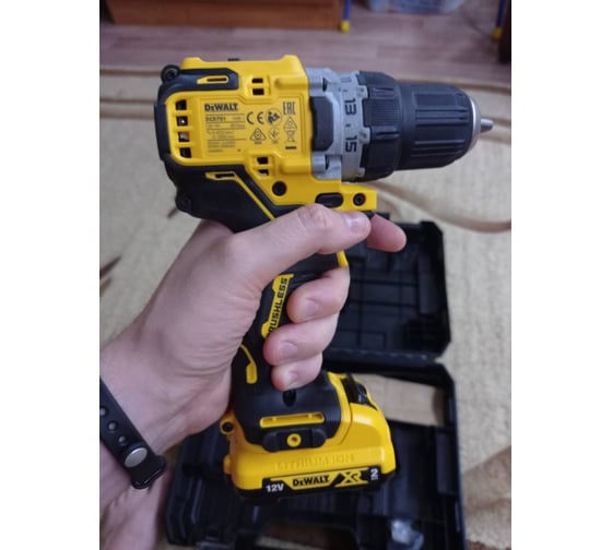 Компактная дрель-шуруповерт DEWALT 12 В XR DCD701D2-QW 19