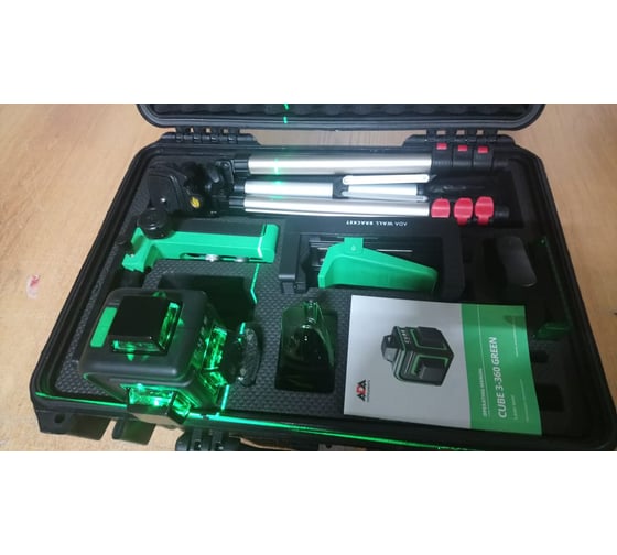Лазерный уровень ADA Cube 3-360 GREEN Ultimate Edition А00569 ...