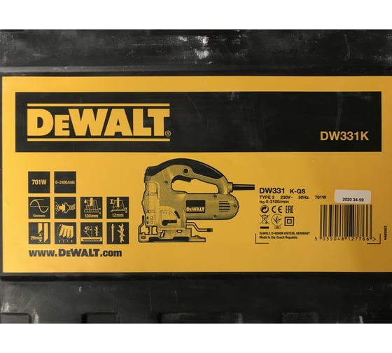 Лобзик DEWALT DW 331 K 26