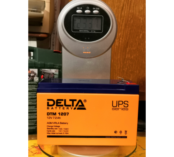 Батарея аккумуляторная Delta DTM 1207 2