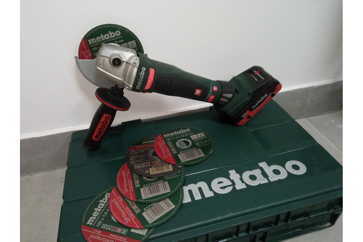Metabo WB 18 LTX BL 125 Quick T03360 