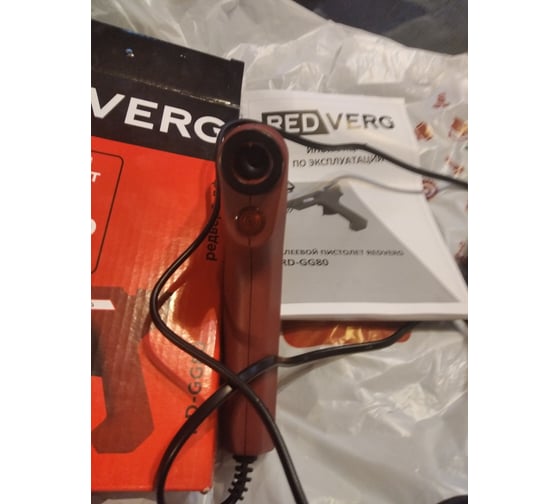 Клеевой пистолет REDVERG RD-GG80 6621691 5