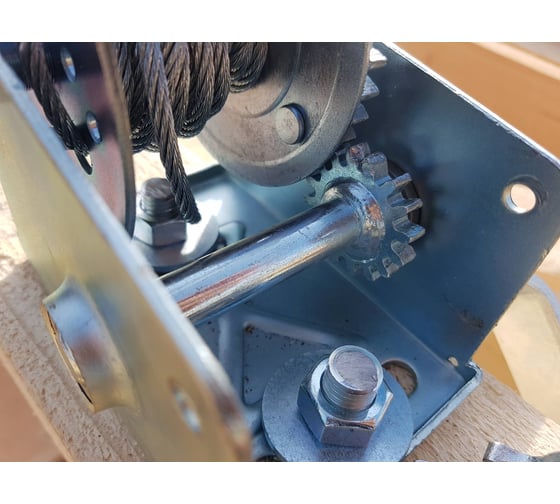 Шестеренчатая лебедка АвтоDело 675 кг трос 10м. 43675 11063 - выгодная ...