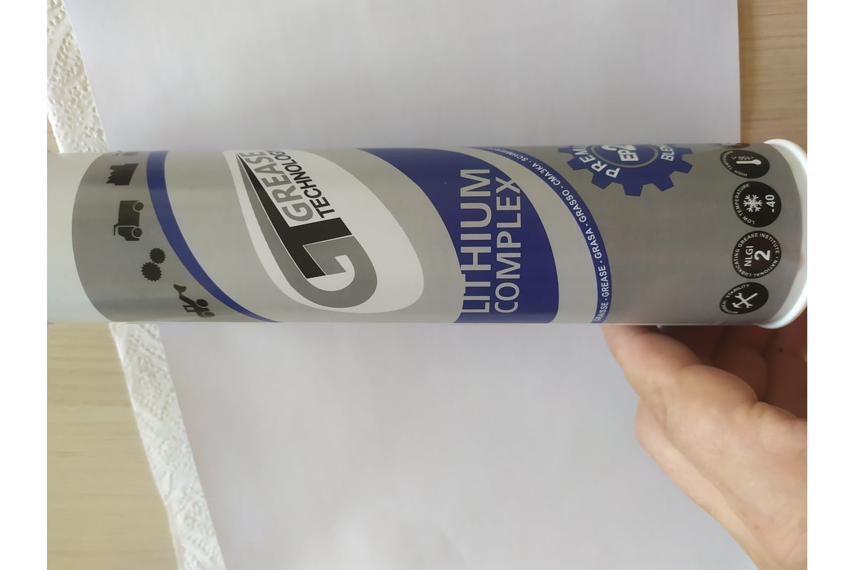 Смазка Lithium Complex Grease HT, EP2, 400 г GT OIL 4640005941333