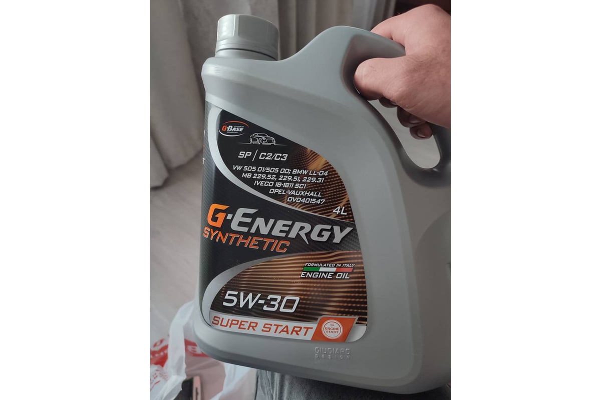 Масло SynthSuperStart 5W-30 4л G-Energy 253142400 - выгодная цена ...