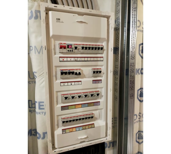 Шкаф внутреннего монтажа ABB UK640V3RU на 48м с винтовыми N