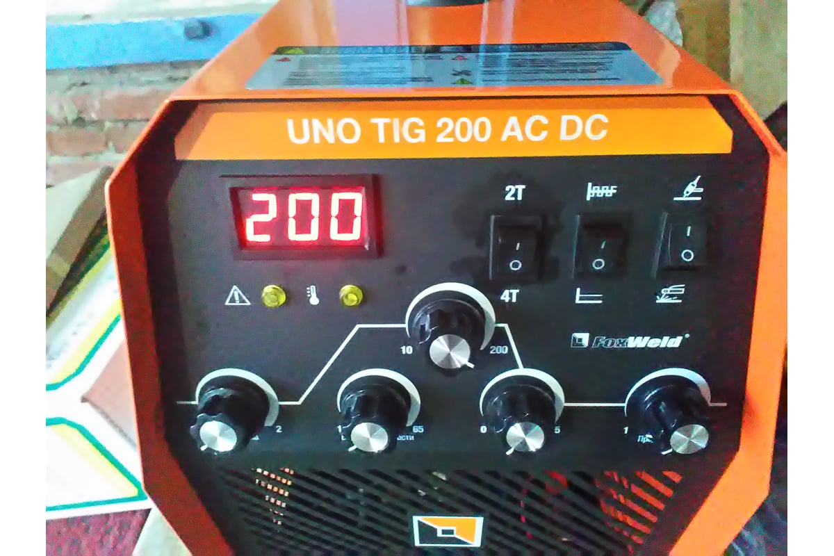 Foxweld uno tig ac dc pulse. Uno Tig 200 AC DC. FOXWELD uno Tig 200 AC/DC Pulse.