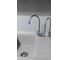 Смеситель для кухни Decoroom Blue двуручный, с высоким поворотным изливом DR46028-Blue 7