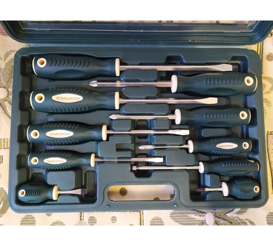Набор магнитных отверток Rockforce Profi, 10 предметов RF-7010A